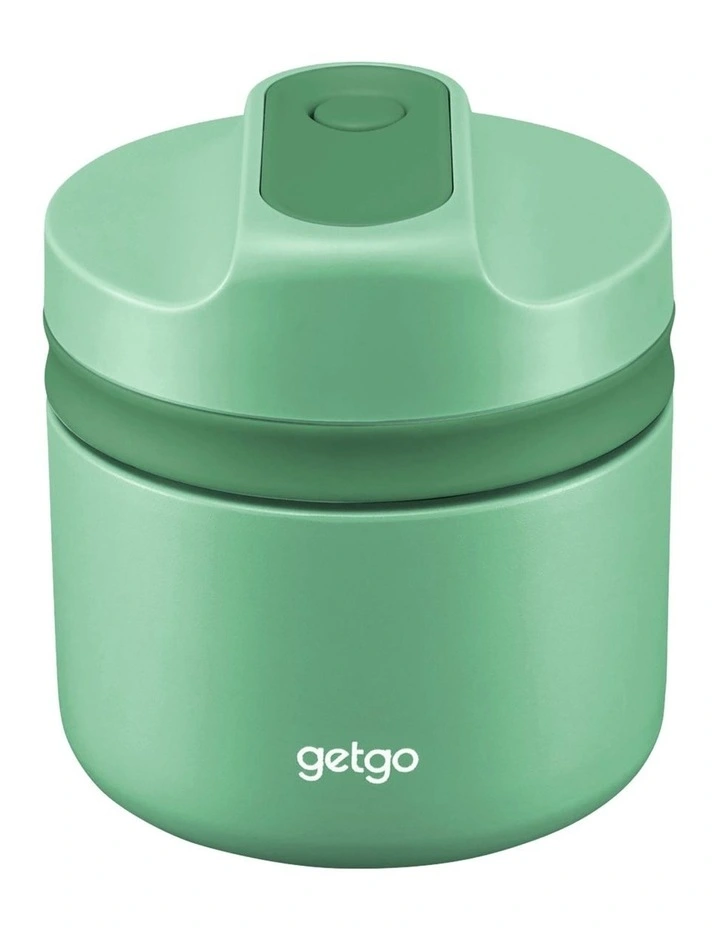 GetGo Double Wall Insulated Food Container 500ml with Gift Boxed in Sage image 1