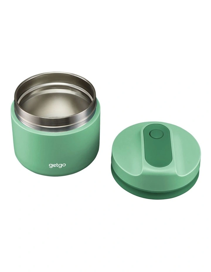 GetGo Double Wall Insulated Food Container 500ml with Gift Boxed in Sage image 3
