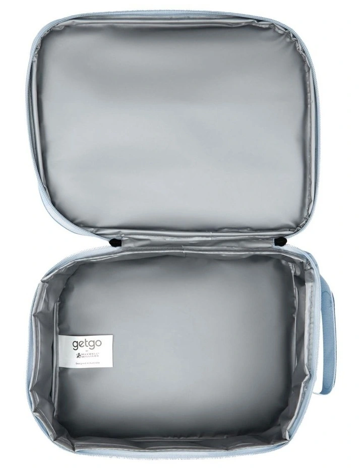 GetGo Insulated Lunch Bag With Pocket in Blue image 4