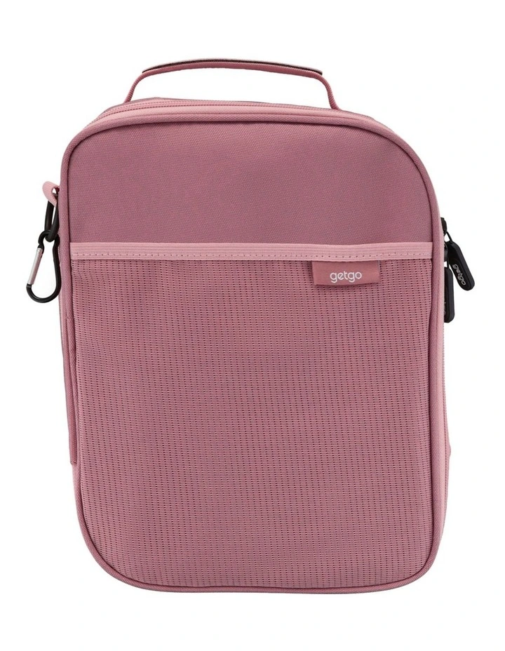 GetGo Insulated Lunch Bag With Pocket in Pink image 1