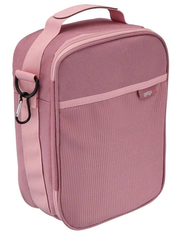 GetGo Insulated Lunch Bag With Pocket in Pink image 2