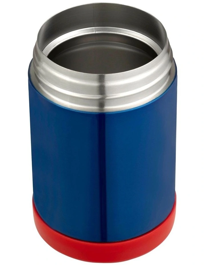 FUNtainer 470ml Vacuum Insulated Food Jar with Spoon - Navy & Red image 5