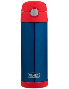 Funtainer Vacuum Insulated Drink Bottle 470ml in Navy/Red