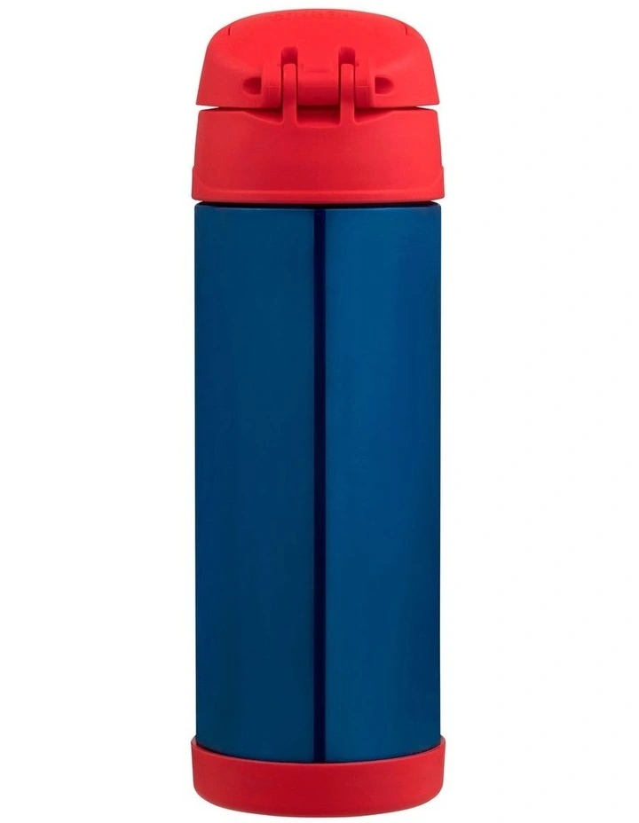 Funtainer Vacuum Insulated Drink Bottle 470ml in Navy/Red image 5