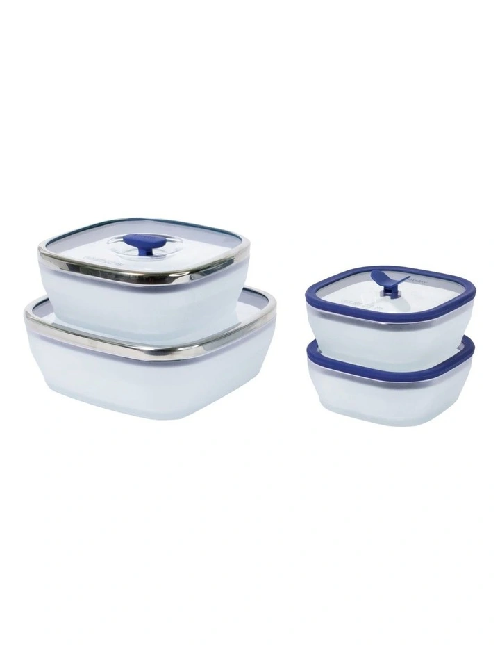 The Square Dish Set on Blueberry image 1