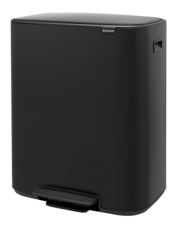 Bo Pedal Bin 2x30L in Matte Black