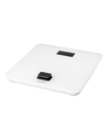 Battery-Free Bathroom Scale in White