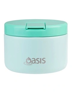 Stainless Steel Double Wall Insulated Food Flask 300ml in Mint