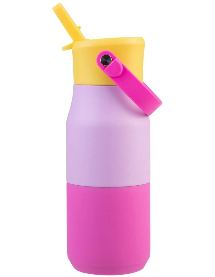 Double Wall Insulated Drink Bottle with Sipper 400ml in Multi image 2