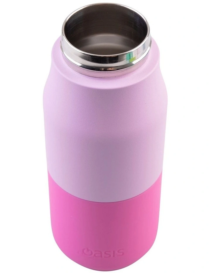 Double Wall Insulated Drink Bottle with Sipper 400ml in Multi image 5