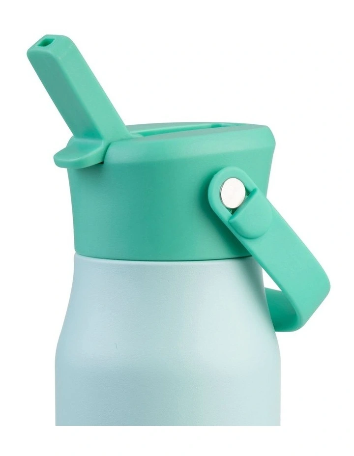 Stainless Steel Double Wall Insulated 'Jnr' Drink Bottle with Sipper 400ml in Mint image 7