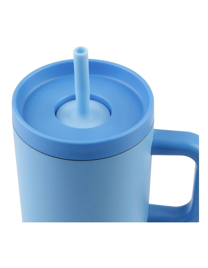 Stainless Steel Double Wall Insulated Travel Tumbler 700ml in Blue image 7