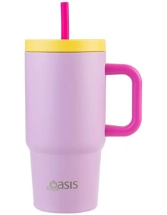 Stainless Steel Double Wall Insulated  Travel Tumbler 700ml in Pink