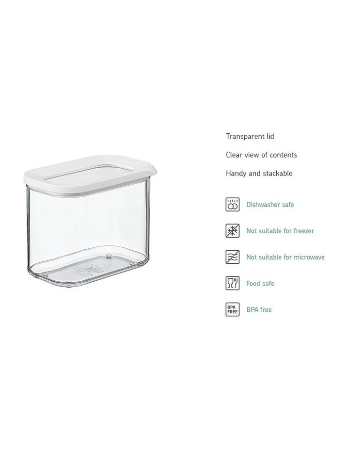Storage Box Modula 1000ml in White image 3