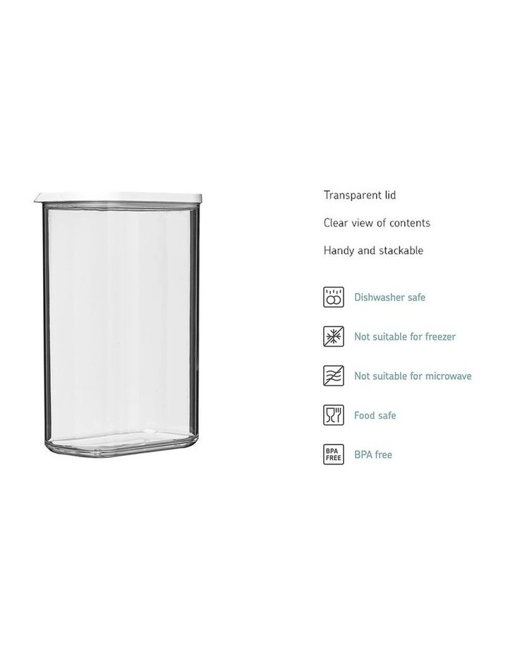 Storage Box Modula 2000ml in White image 3