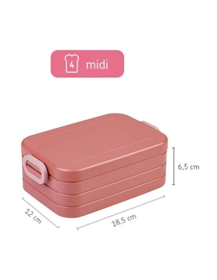Bento Take A Break Large Lunch Box in Nordic Pink image 3