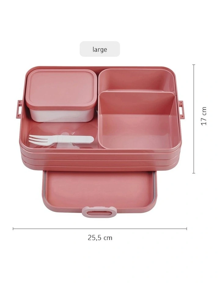 Bento Take A Break Large Lunch Box in Nordic Pink image 4