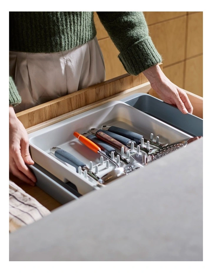 Drawer Store Expanding Utensil Tray in Multi image 3