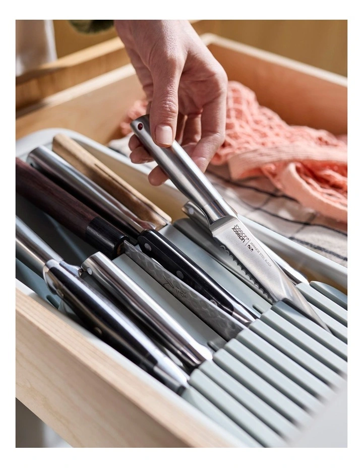 Drawer Store 2-Tier Knife Organiser in Multi image 3