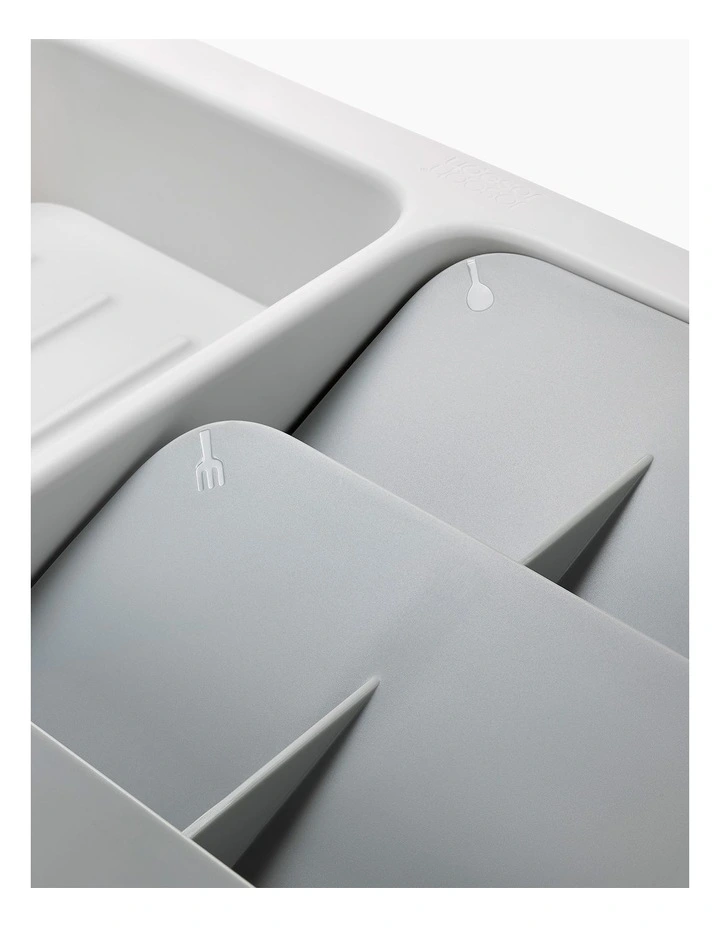 DrawerStore Expanding Tiered Tray in Grey image 5