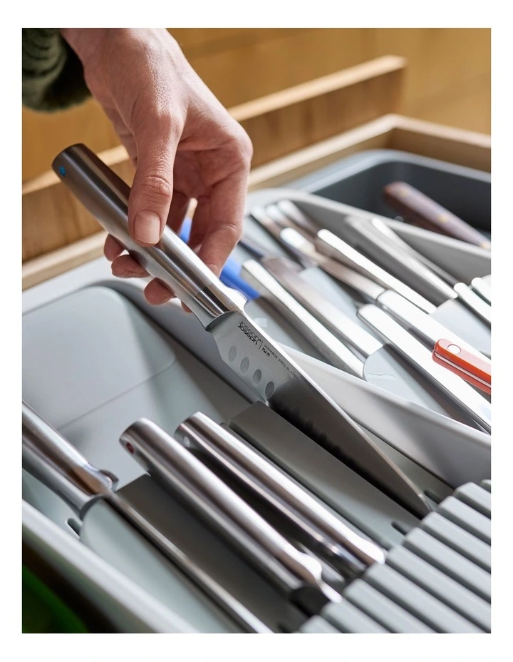 DrawerStore Expanding Tray/Knife Block in Grey image 3