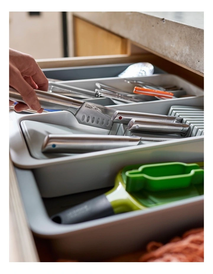 DrawerStore Expanding Tray/Knife Block in Grey image 4