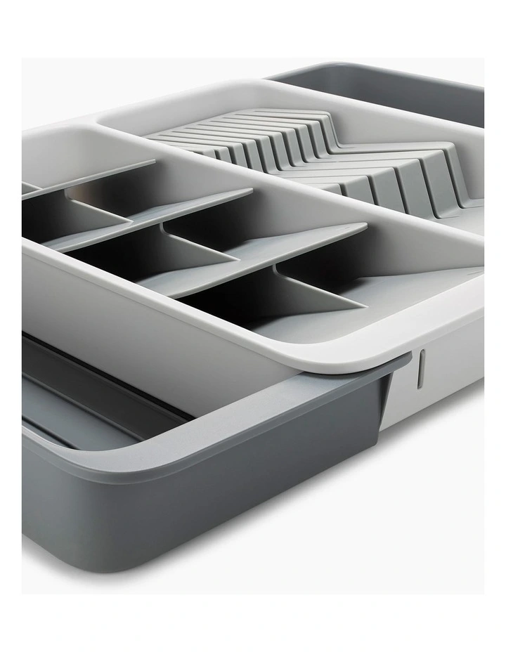 DrawerStore Expanding Tray/Knife Block in Grey image 6
