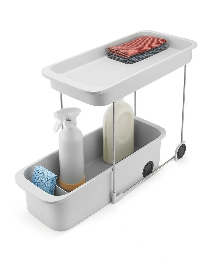 CupboardStore 2-Tier Caddy in Grey image 1