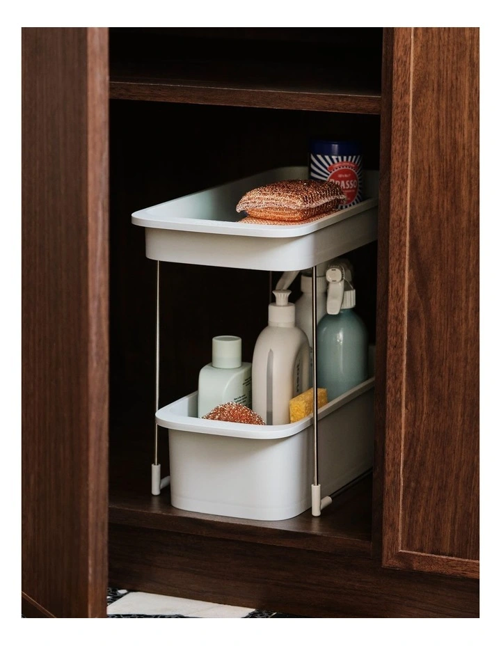 CupboardStore 2-Tier Caddy in Grey image 3