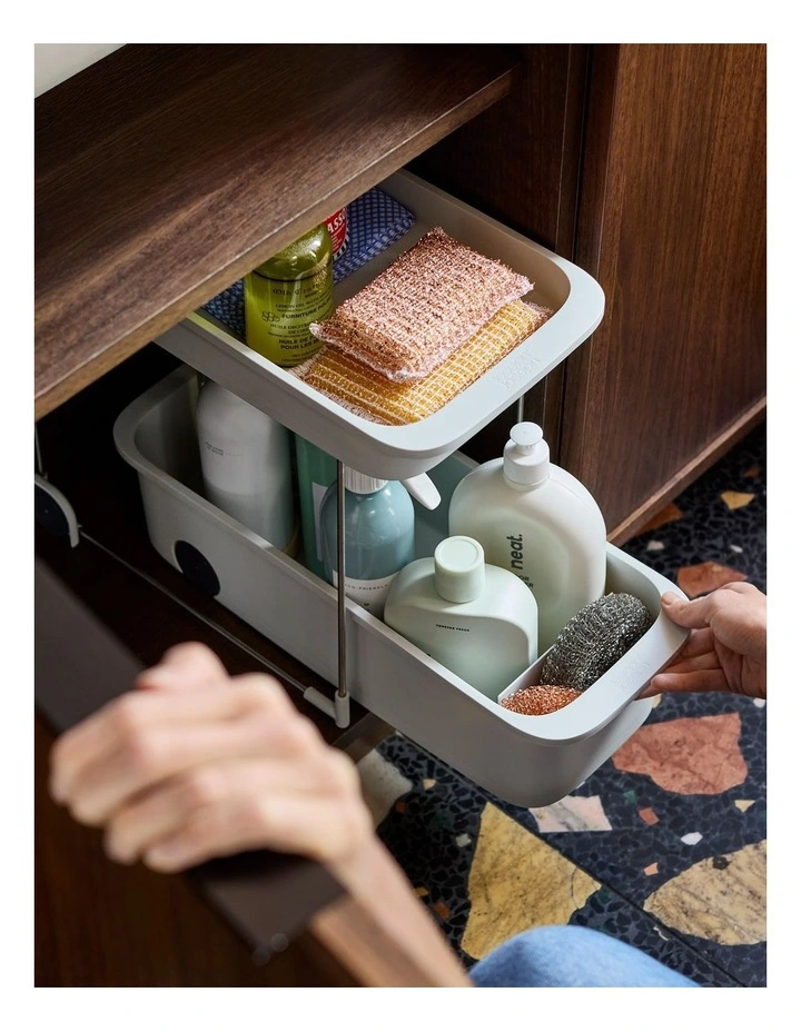 CupboardStore 2-Tier Caddy in Grey image 4