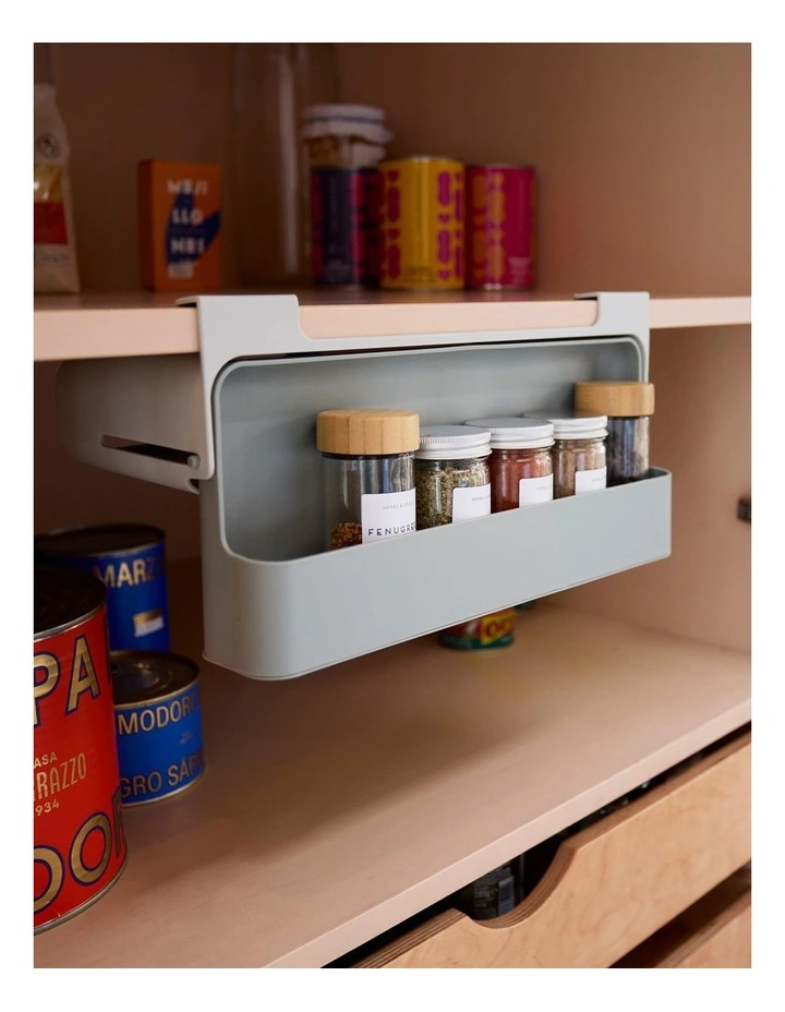 CupboardStore Under-Shelf Spice Rack in Grey image 2
