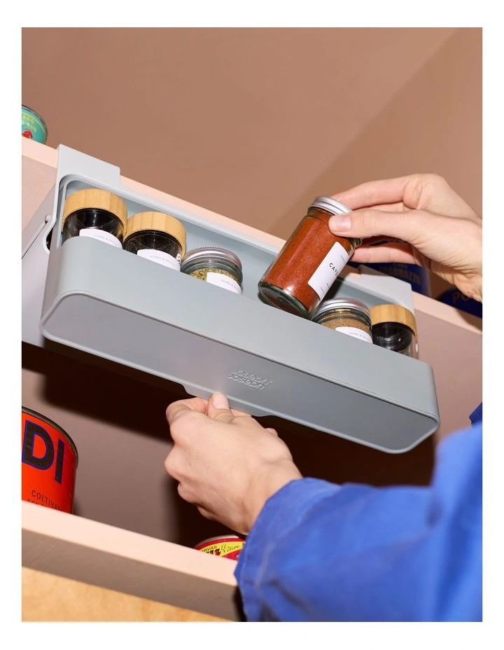 CupboardStore Under-Shelf Spice Rack in Grey image 5