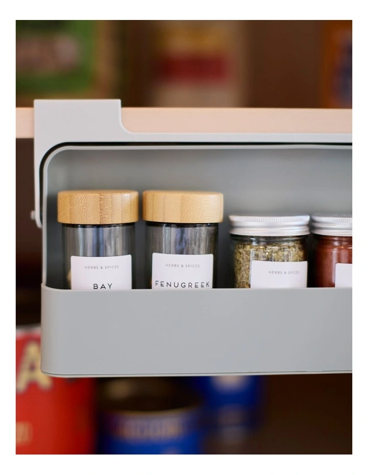 CupboardStore Under-Shelf Spice Rack in Grey image 6