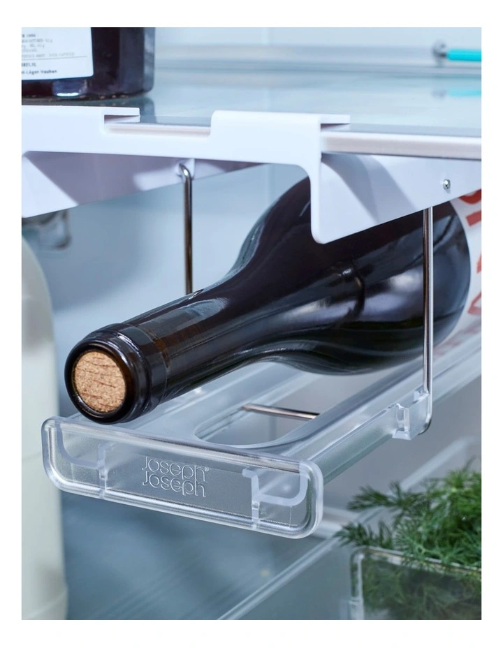 FridgeStore Under-Shelf Bottle Holder in White image 2