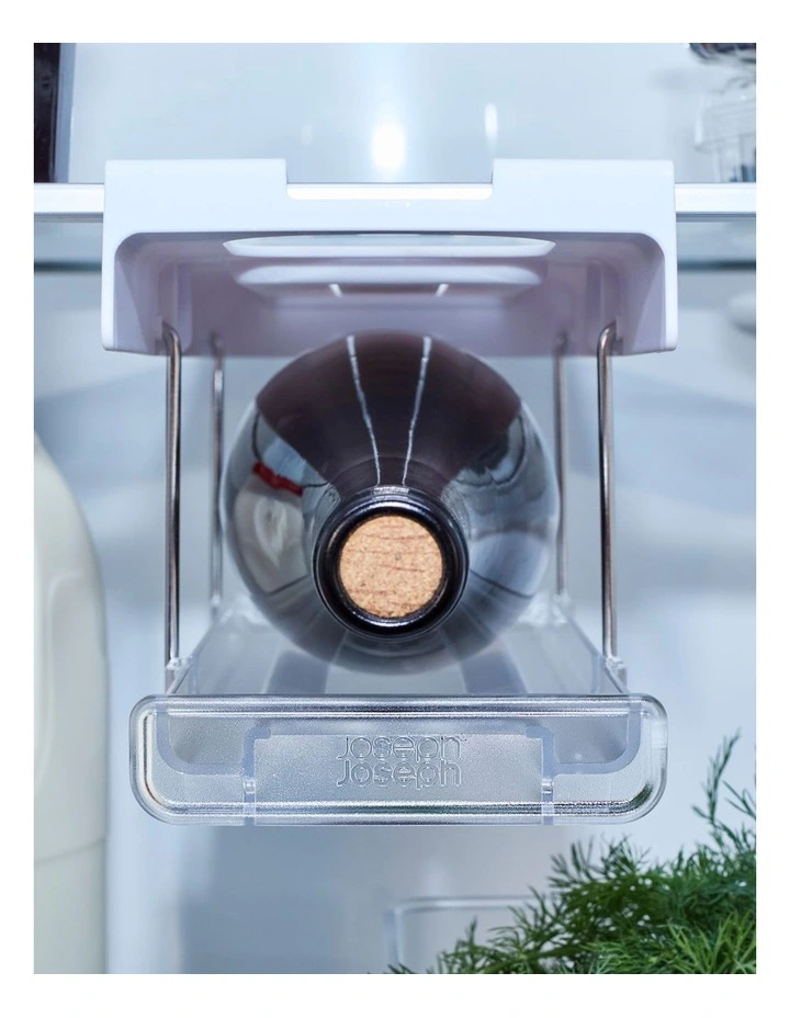 FridgeStore Under-Shelf Bottle Holder in White image 3