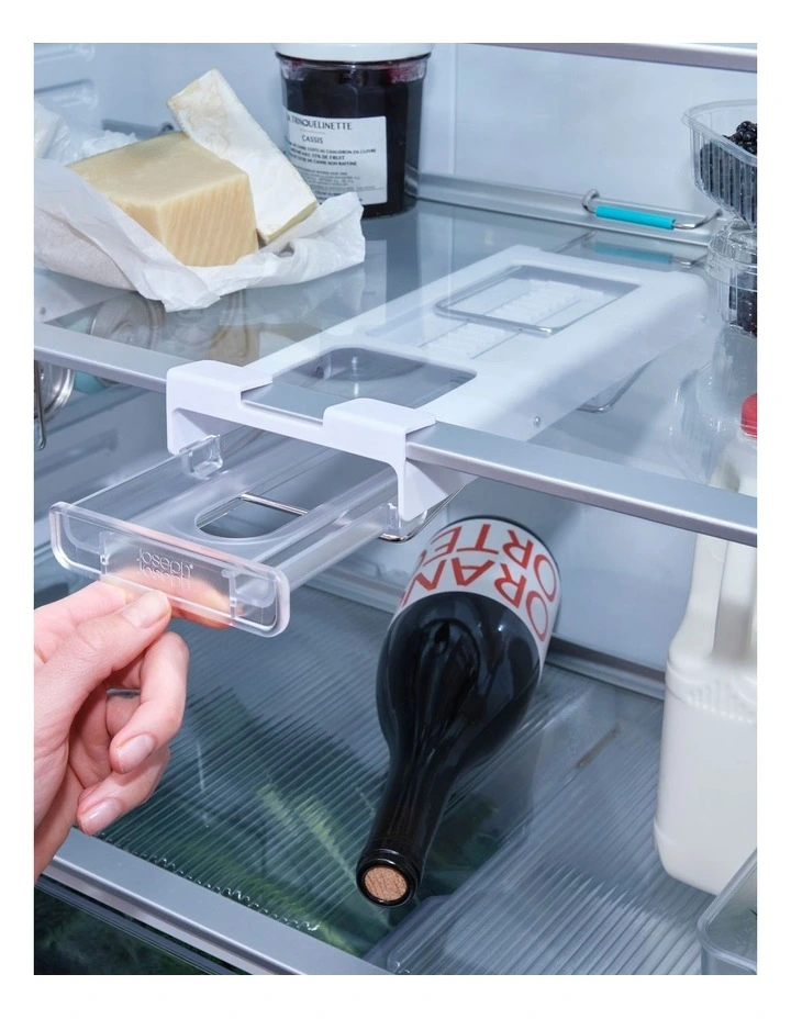 FridgeStore Under-Shelf Bottle Holder in White image 5