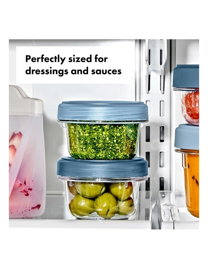 Twist & Stack Container 148ml 3 Pack in Slate image 3