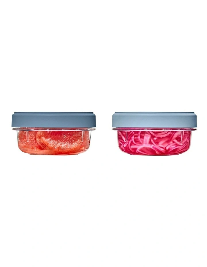Twist & Stack Container 355ml 2 Pack in Blue image 1
