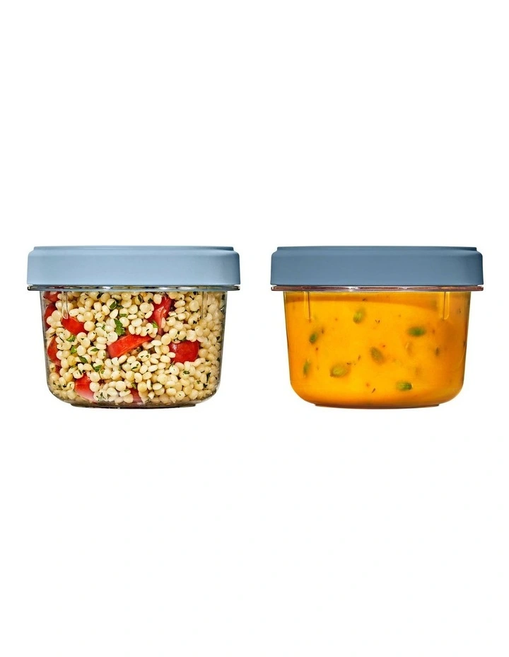 Twist & Stack Container 592ml  2 Pack in Blue image 1