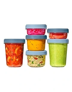 Twist & Stack Container Set 12 Pack in Blue