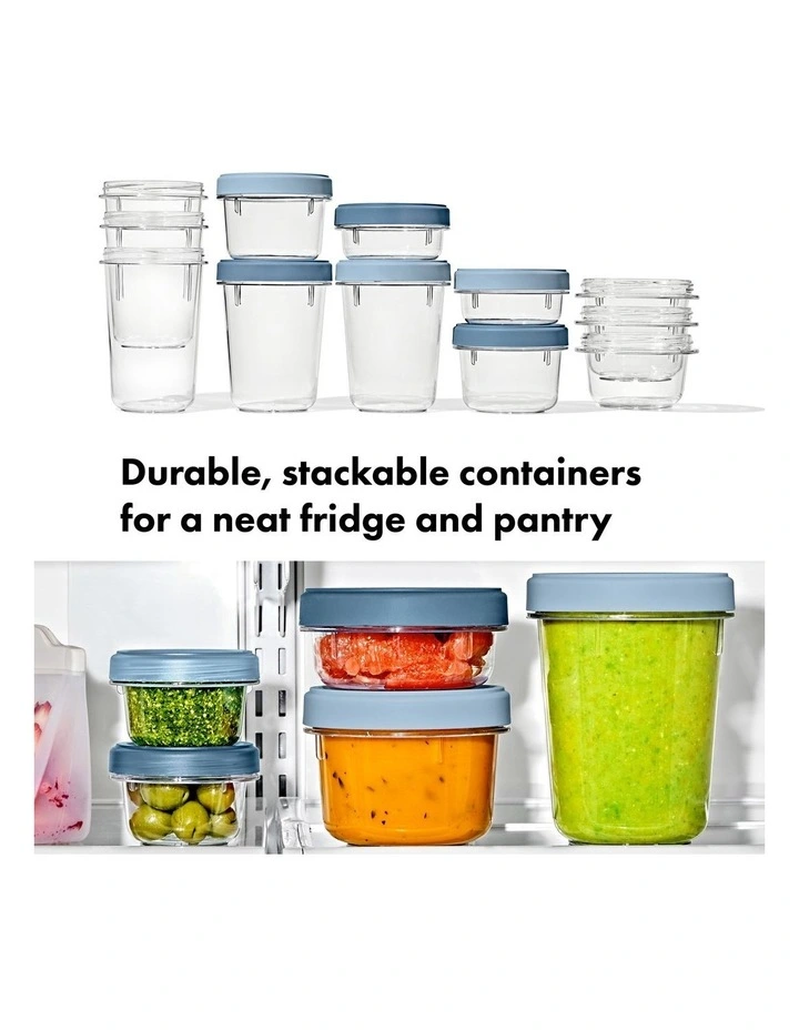 Twist & Stack Container Set 12 Pack in Blue image 3