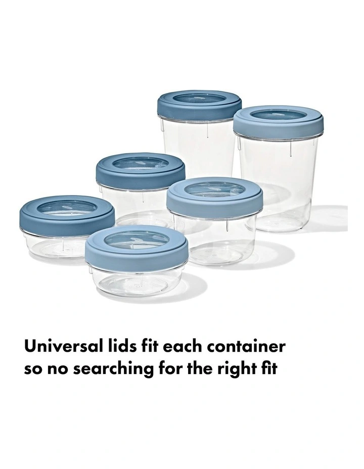 Twist & Stack Container Set 12 Pack in Blue image 4