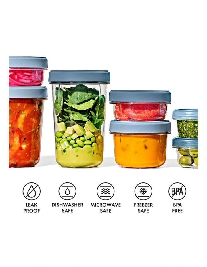 Twist & Stack Container Set 12 Pack in Blue image 7