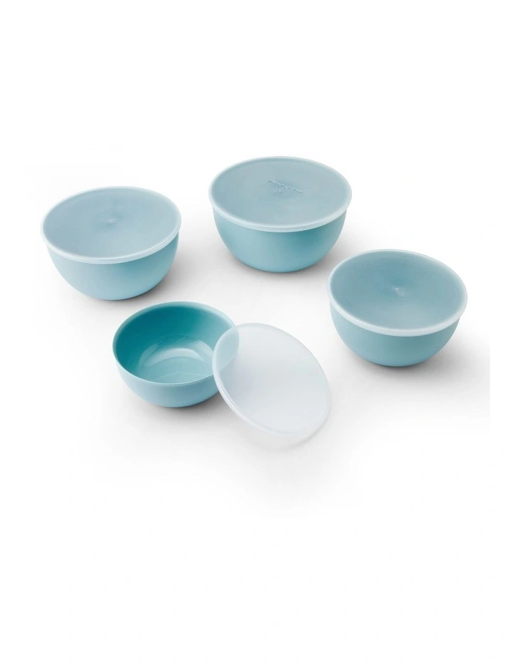 4pc Meal Prep Bowls Set with Lids Mineral Water image 2