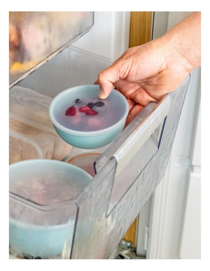 4pc Meal Prep Bowls Set with Lids Mineral Water image 6