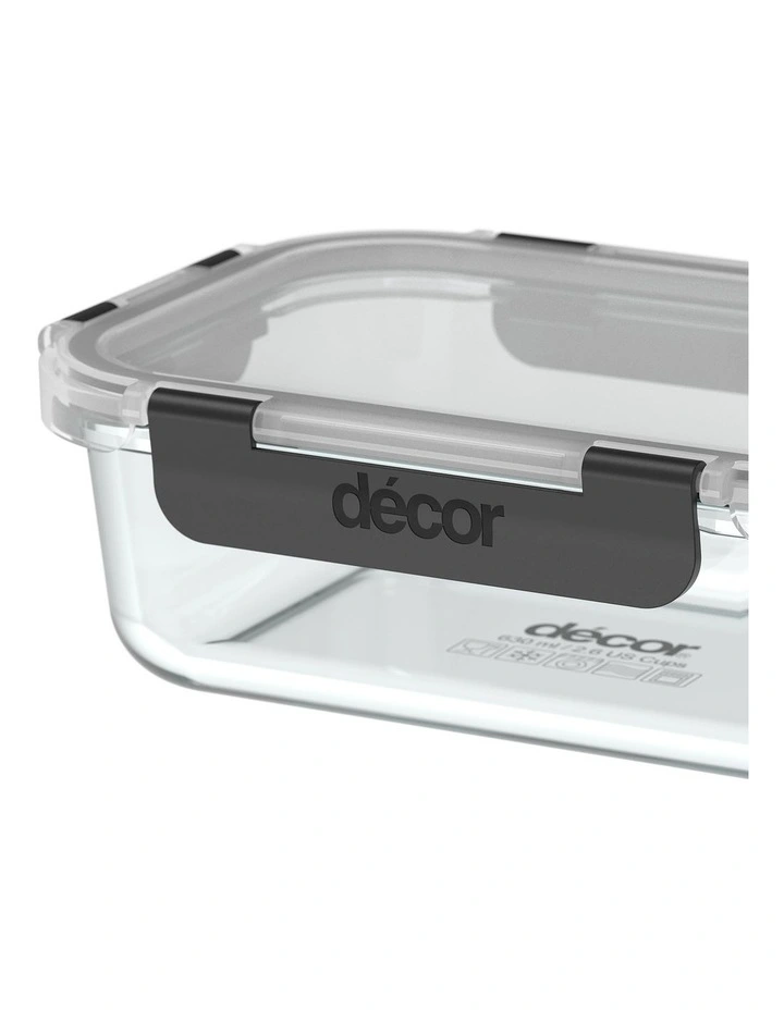 Premium Glass Clips Oblong 630ml in Multi image 3