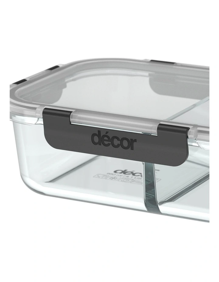 Premium Glass Clips Split Oblong 980ml in Multi image 3