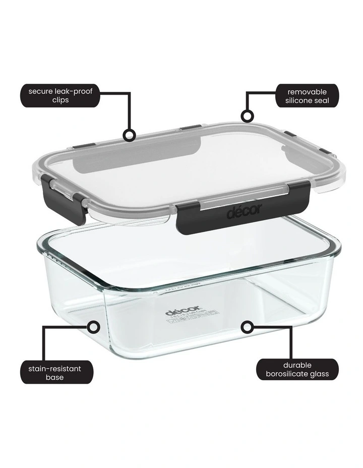 Premium Glass Clips Oblong 1.5L in Multi image 4