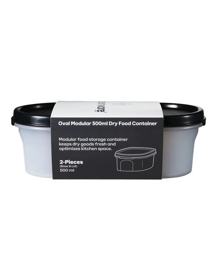 Modular Oval Dry Food Container 500ML image 4
