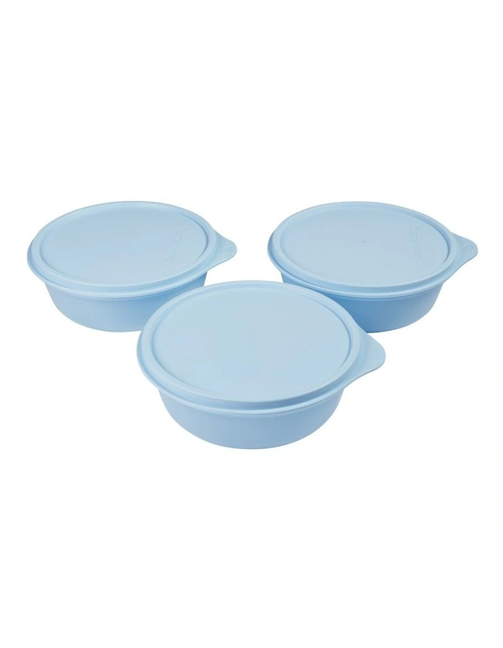 Modular Medium Size Bowl Set of 3 600ML Blue Gift Boxed image 2
